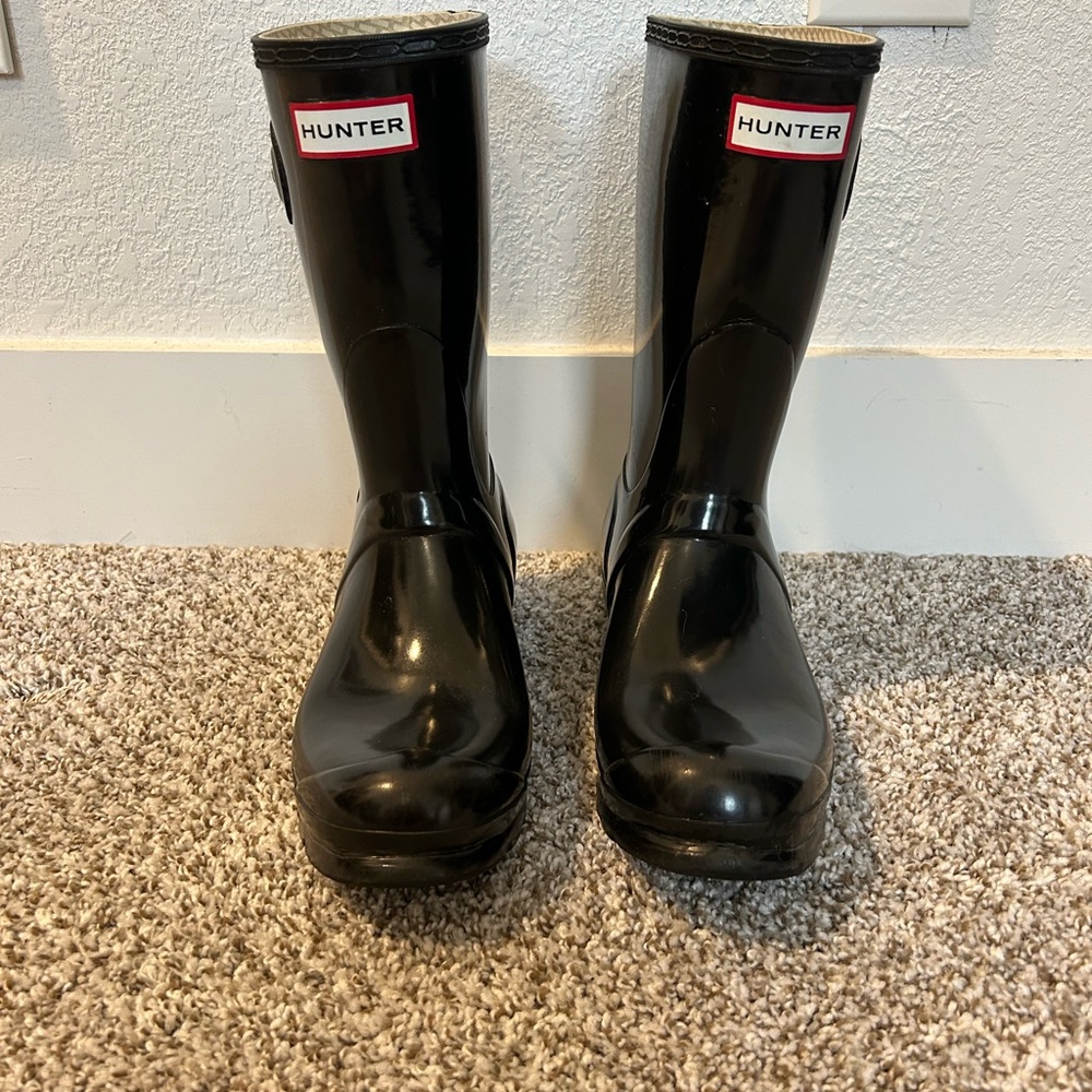 Hunter Black Rain Boots